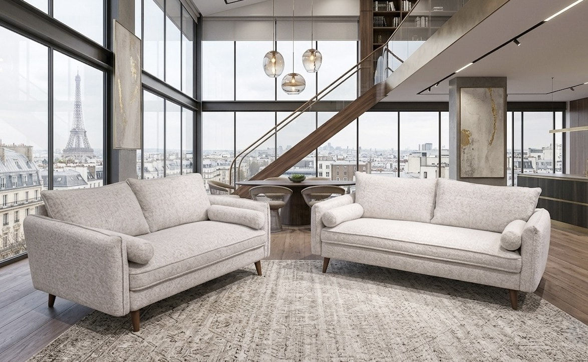 Vanti Beige - 2PC Living Room Set 