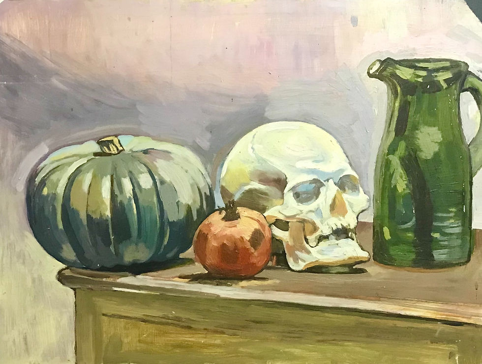 Still Life with Skull, 2014.