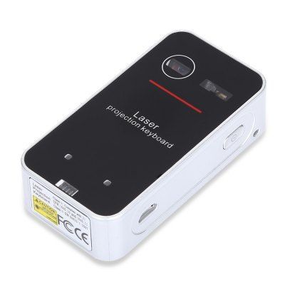 Miniatura: Proyección láser Bluetooth teclado virtual con pantalla LCD  -  NEGRO