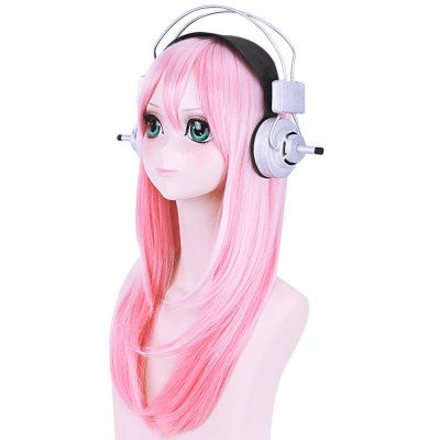 Miniatura: peluca rosada de recto natural - Anime de Super Sonico
