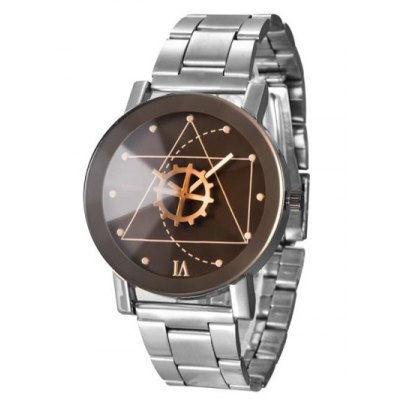 Miniatura: Gear Geometric - reloj de cuarzo con extensible de acero