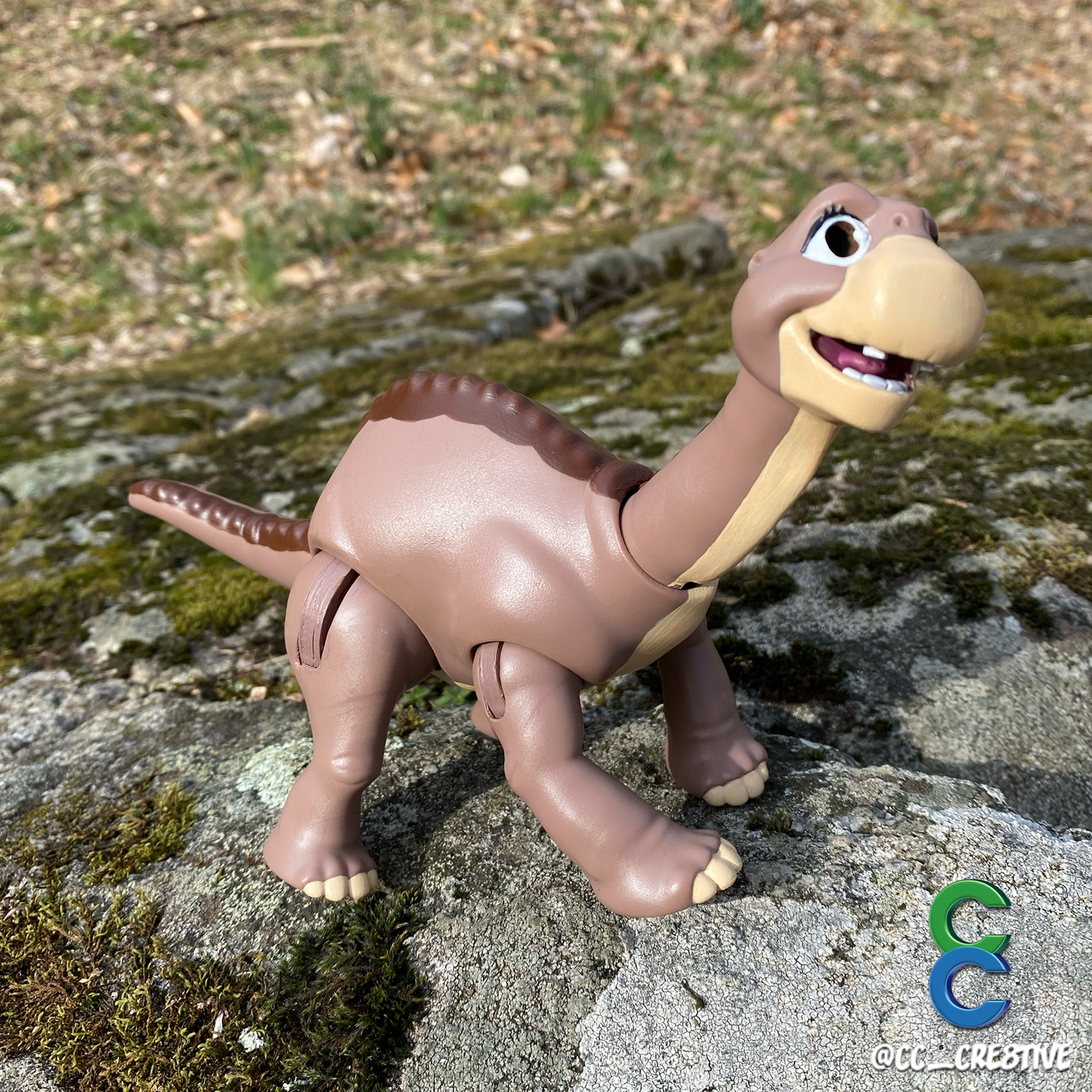 Littlefoot Dinosaur 3D Printed Collectible Toy
