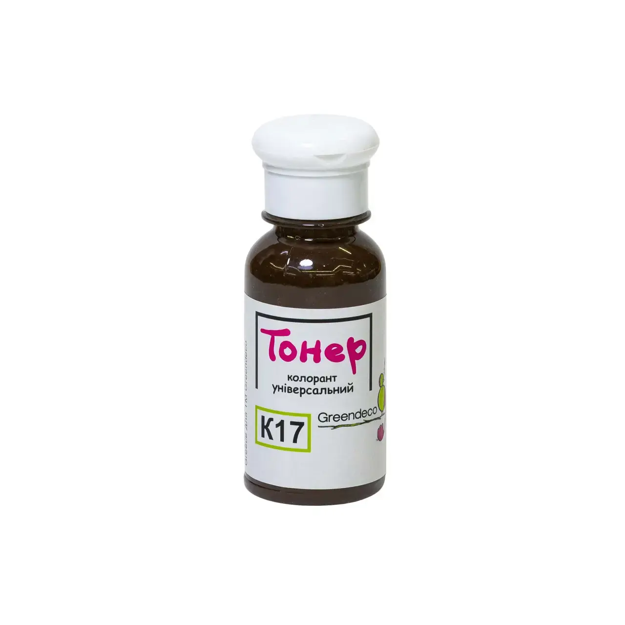 Колорант універсальний Toner K17 (Кавовий) 100 мл. Greendeco