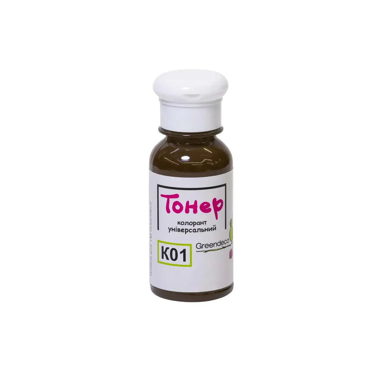 Колорант універсальний Toner K01 (умбра) 100 мл. Greendeco