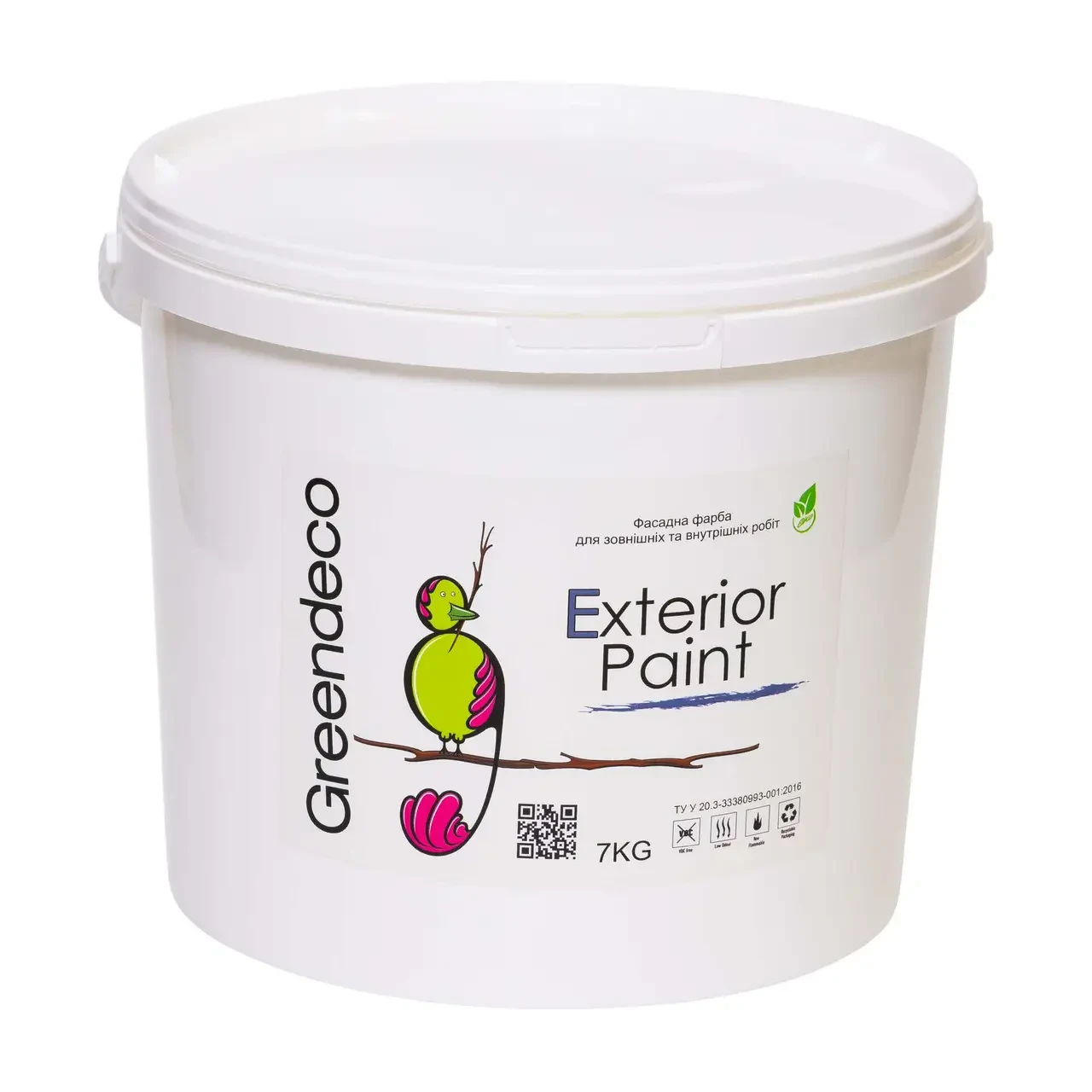 Фасадна фарба Exterior Paint. Greendeco