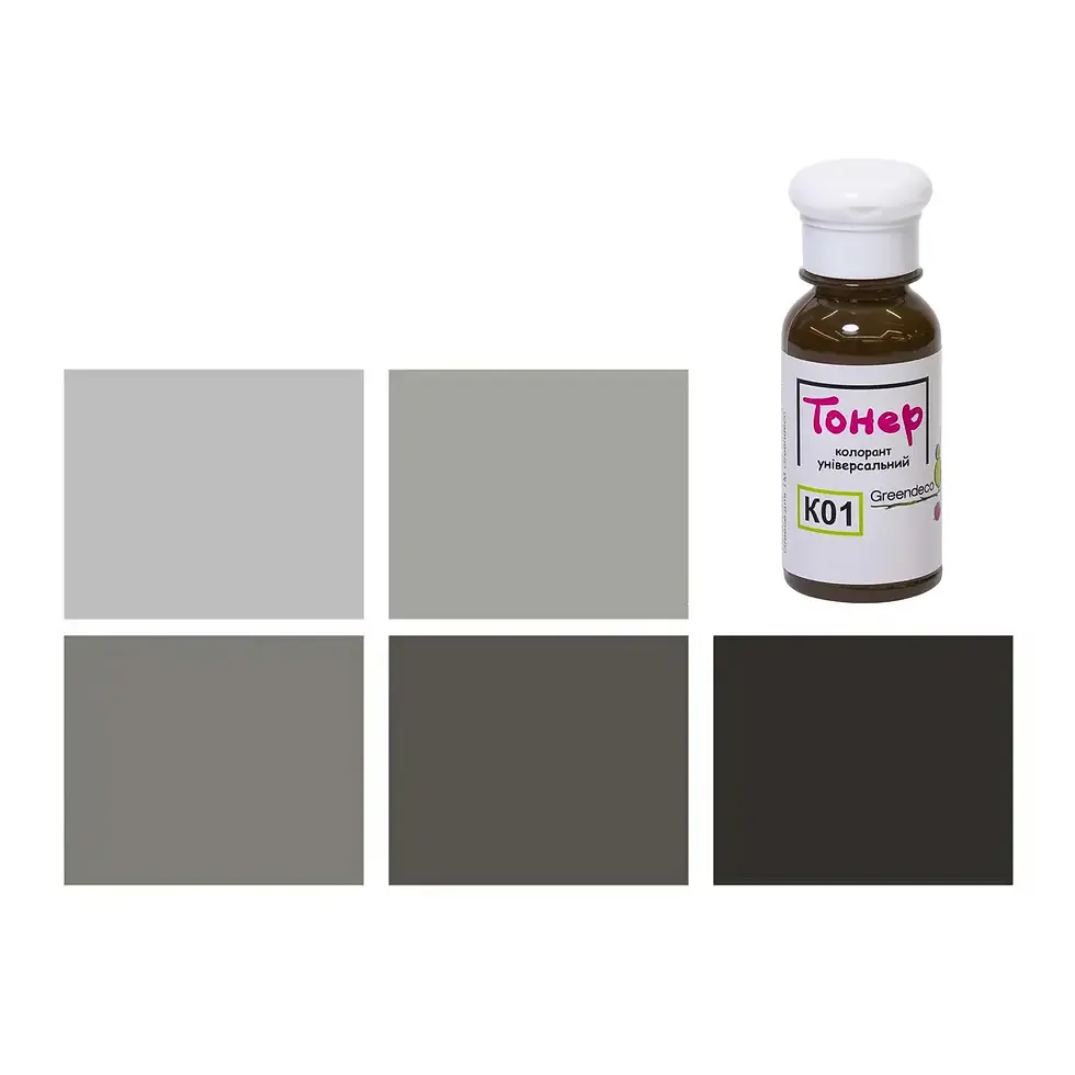 Прев'ю: Колорант універсальний Toner K01 (умбра) 100 мл. Greendeco