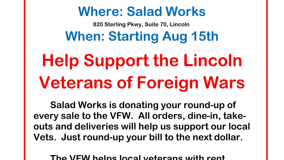 VFW Post 3010 Fundraiser
