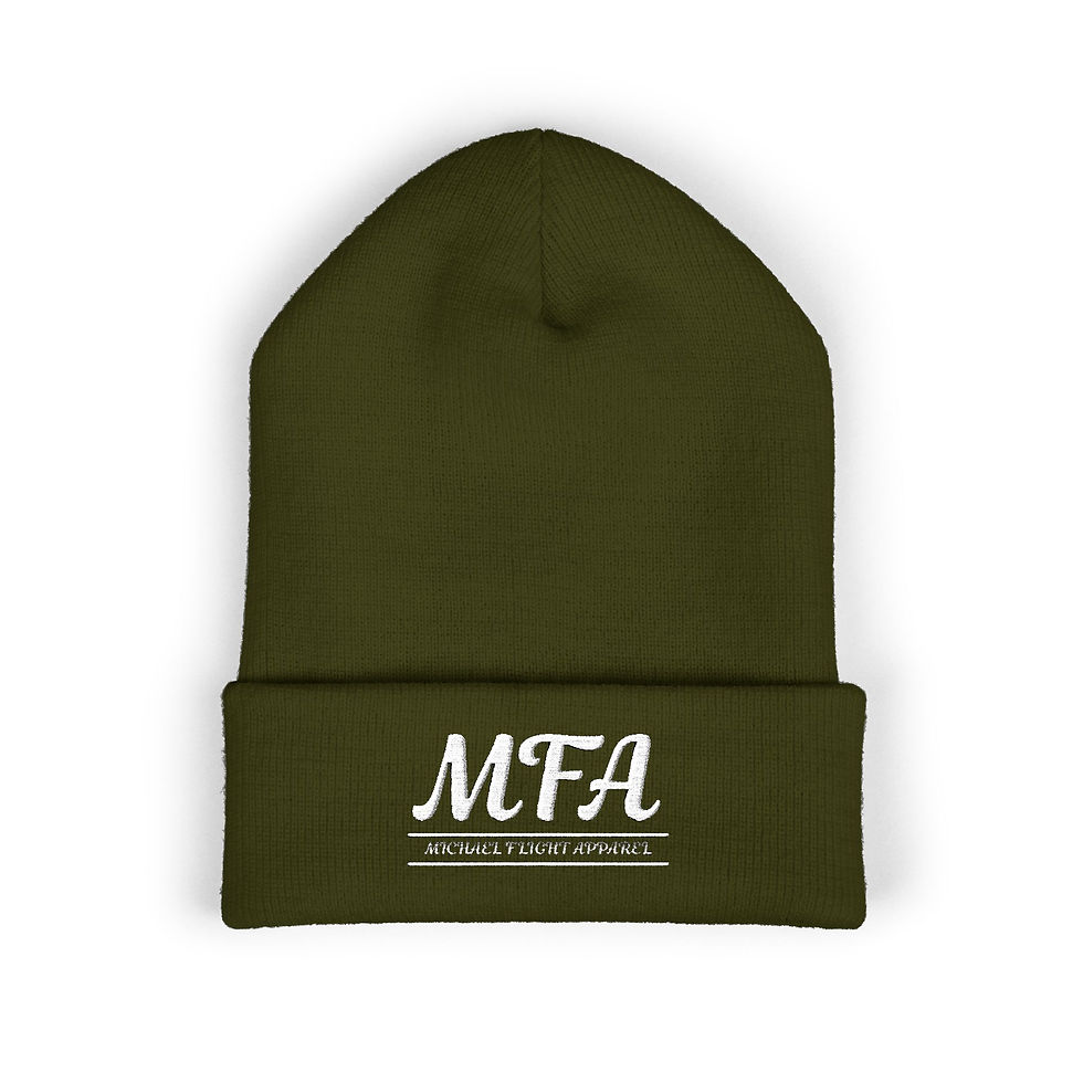 Thumbnail: MFA Women's Classic Yellow Cuffed Beanie