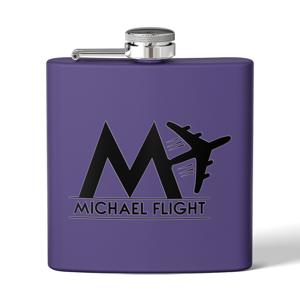 Thumbnail: Stay Fly 6oz BLUE Stainless Steel Flask