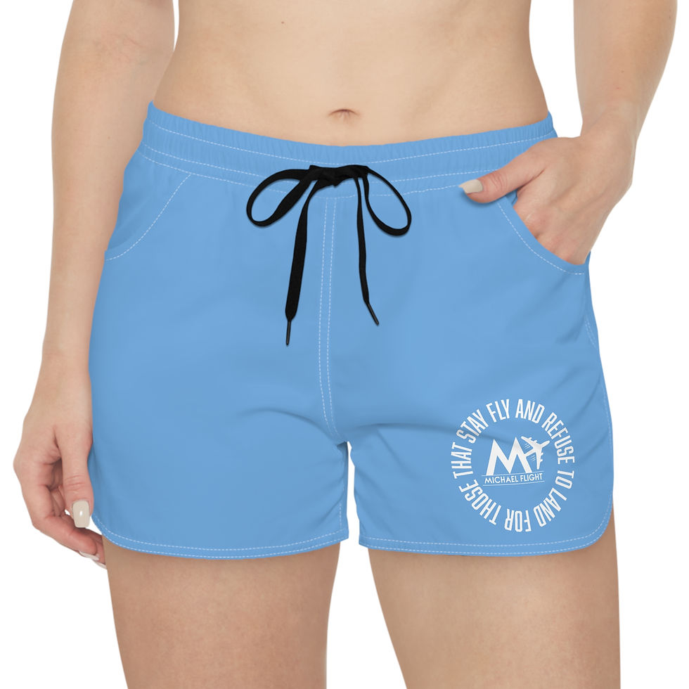 Thumbnail: FLIGHT Women's Casual Shorts NC BLUE/WHITE 