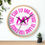Thumbnail: FLIGHT Wall Clock (Pink)