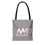 Thumbnail: Stay Fly Grey & White Rose Tote Bag