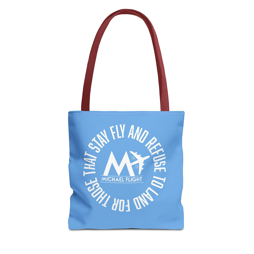 Thumbnail: Forever Fly NC Blue Tote Bag  