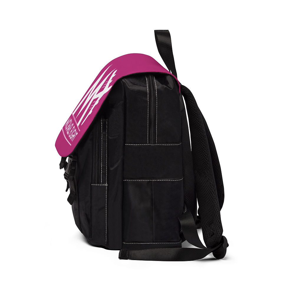 Thumbnail: M_FLIGHT PINK  Casual Shoulder Backpack