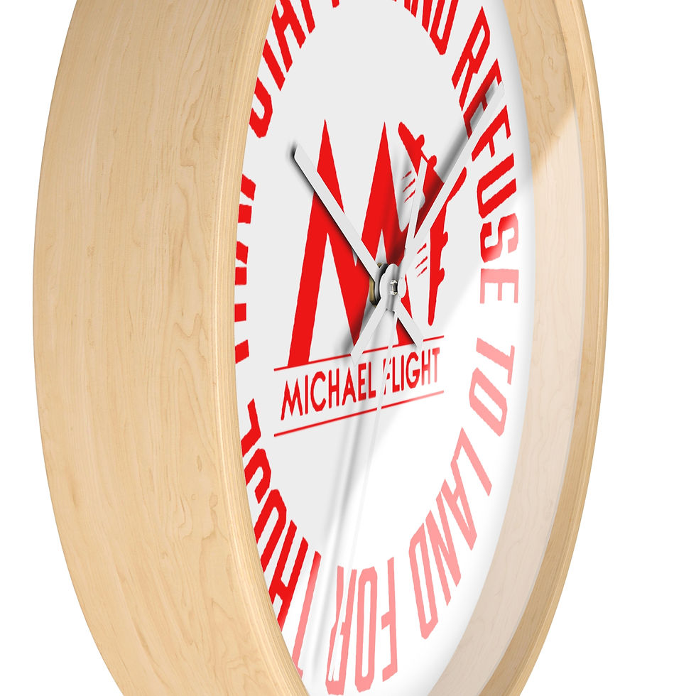 Thumbnail: FLIGHT Wall Clock (Red)