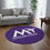 Thumbnail: M_FLIGHT Round Rug - Purple