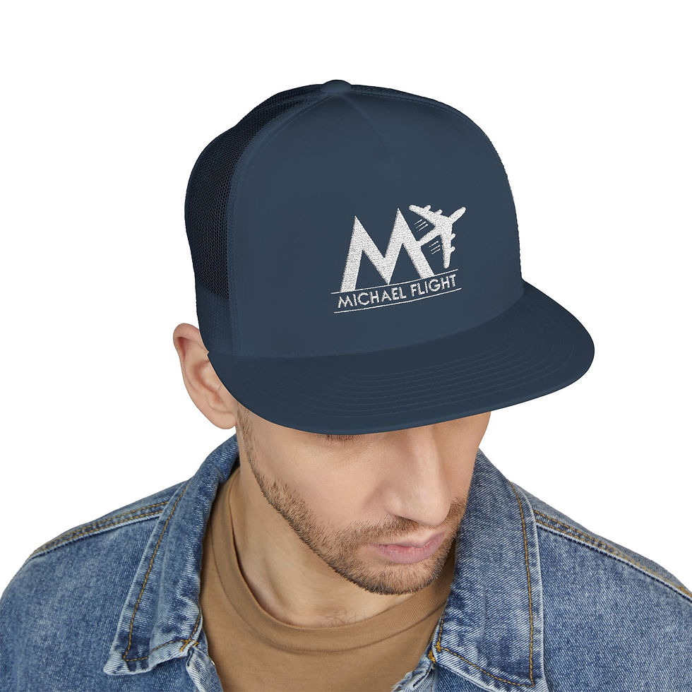 Thumbnail: Forever in Flight White Panel Trucker Cap