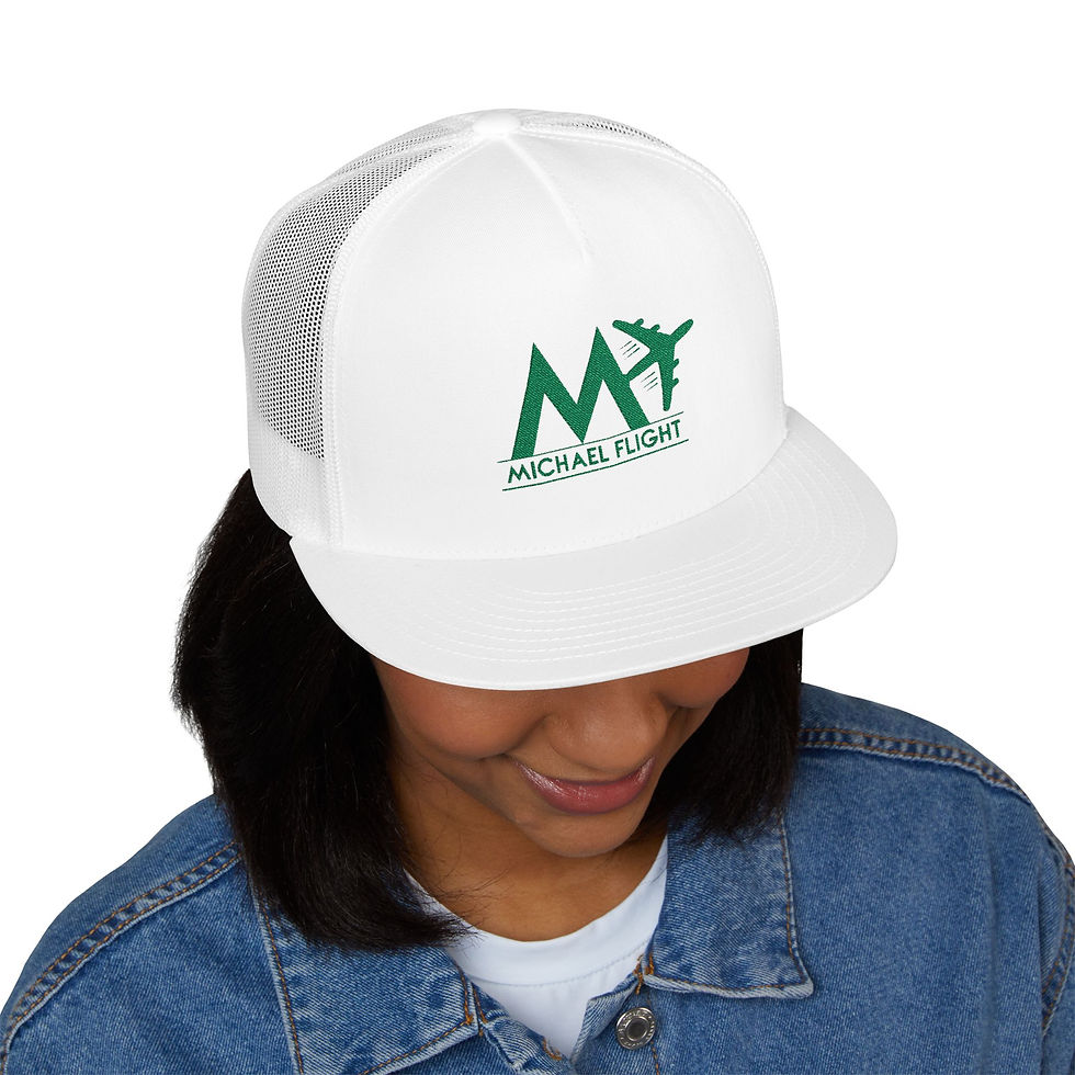 Thumbnail: Forever in Flight Kelly Green Panel Trucker Cap