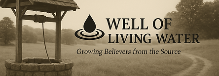 Well of Living Water background represents the Well or source - Jesus