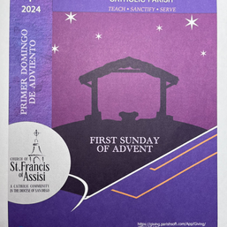MASS PREPARATION for Saturday, November 30, 2024 Combined Rite 4:00 PM