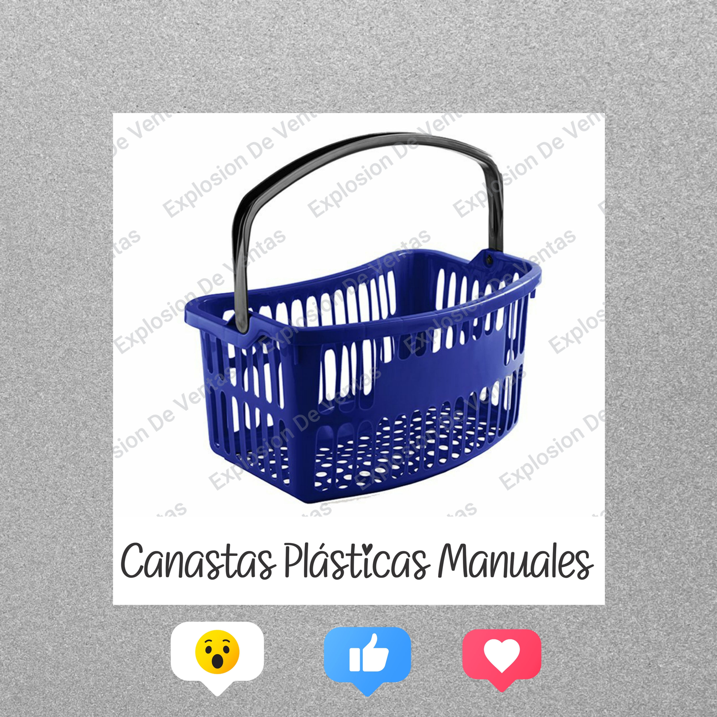 Canasta Plástica Manual