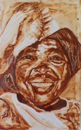 Mama Lou painting by Laurie Tuchel