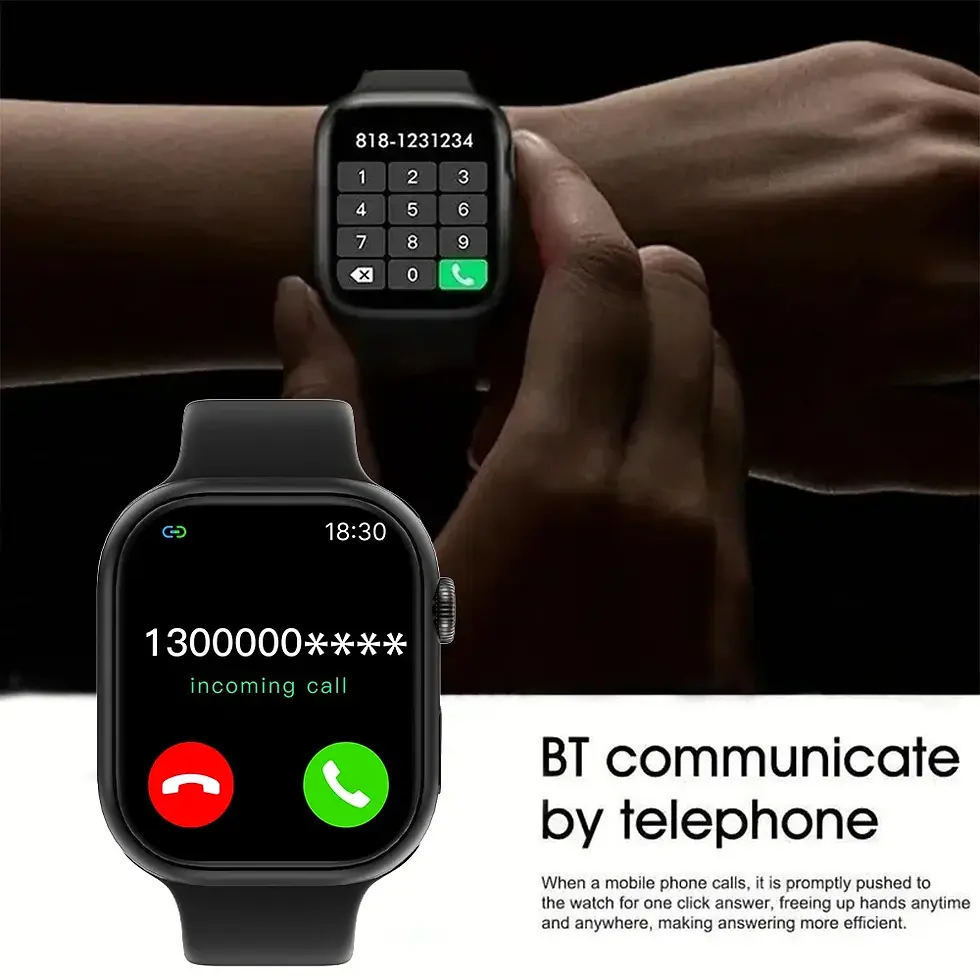 Thumbnail: 2025 Smartwatch - 1.73" Screen, Bluetooth Calls & Health Monitor (Android/iOS)