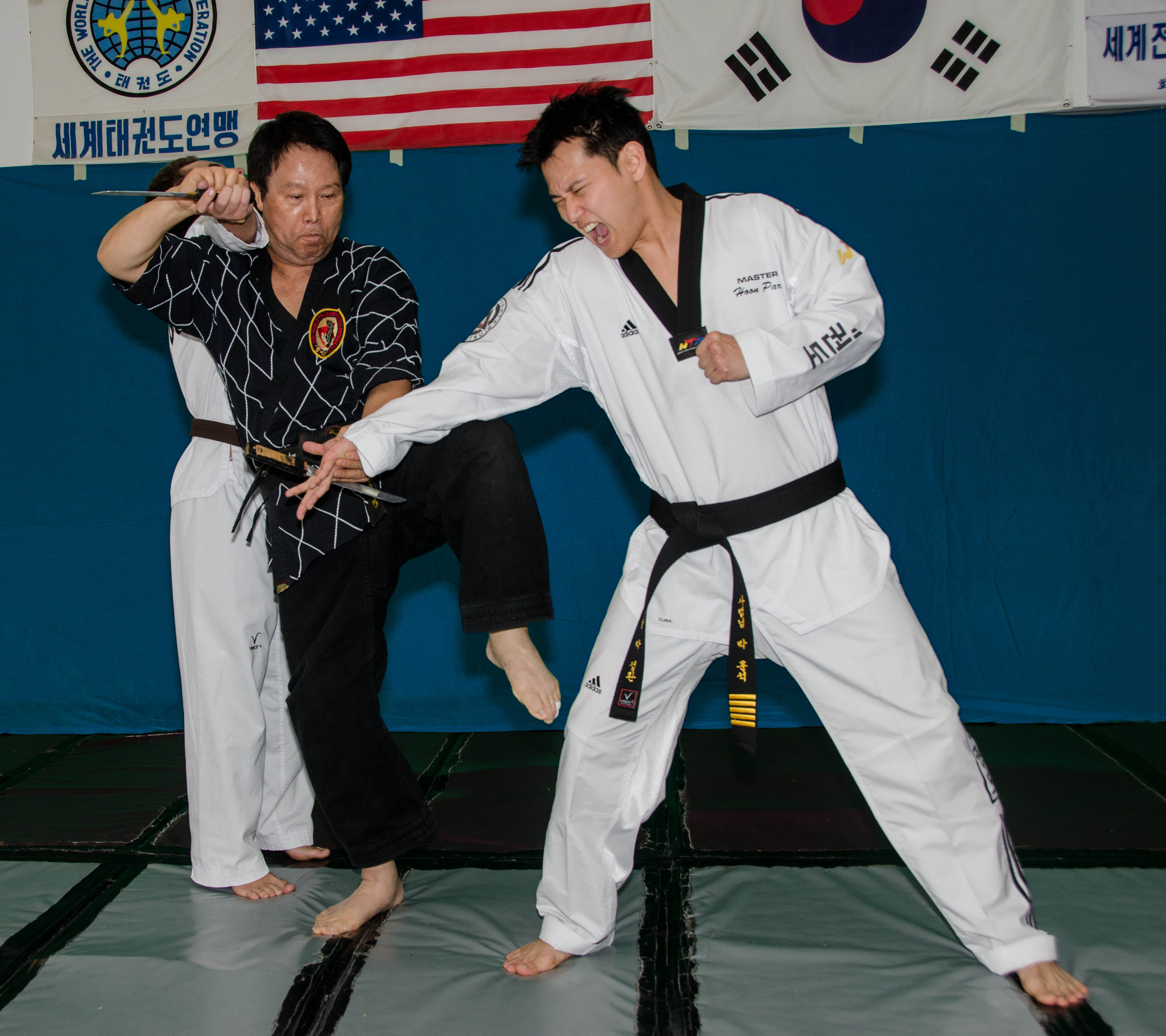 GM Park & his son, Master Hoon Park