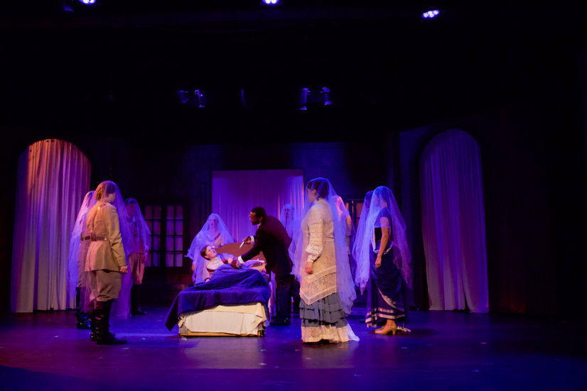 Photo from a production of The Secret Garden musical.