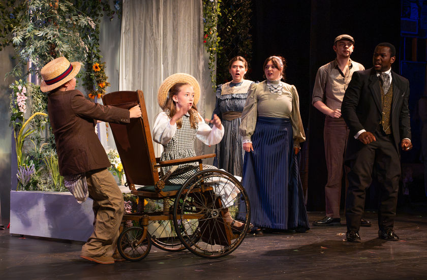 Photo from a production of The Secret Garden musical.