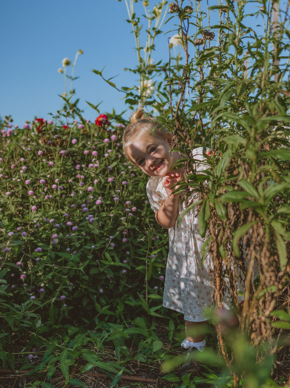 Thumbnail: The Daughter Mini Little Girls Dress || Rosebud Floral
