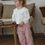 Thumbnail: little red stripe quincy kids pants