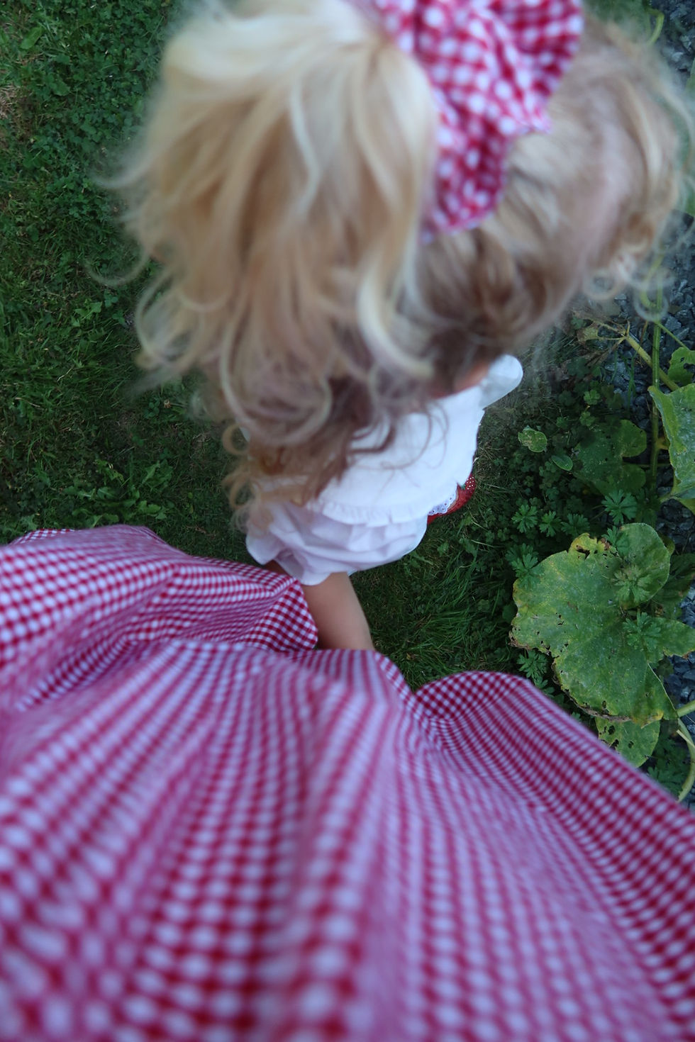 Thumbnail: Mumma Garden Mini Dress - Little Red Gingham