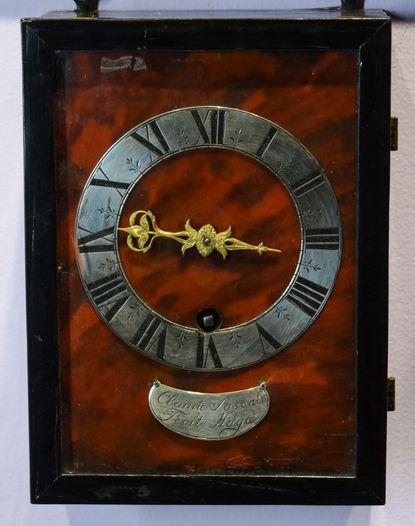 One-Handed Pendule Religieuse Clock by Claude Pascal