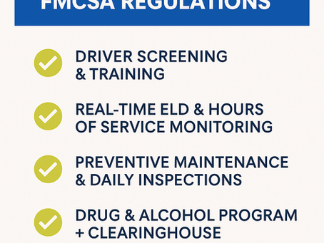 🛡️ How We Keep Our Trucks and Drivers FMCSA Compliant, Permian Basin logistics.