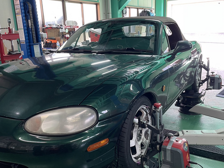 NB8C ロードスター アライメント調整
