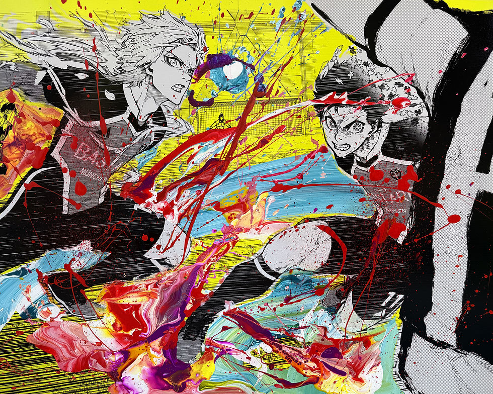 AP版:版画【潔とカイザー】