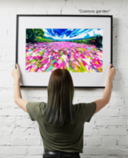 限定50部：版画【Cosmos garden】