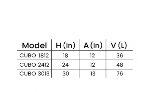 Thumbnail: Fibre Pot CUBO TALL