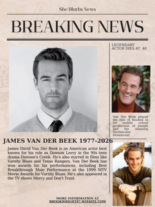 Remembering James Van Der Beek — A Tribute to My Idol 💔