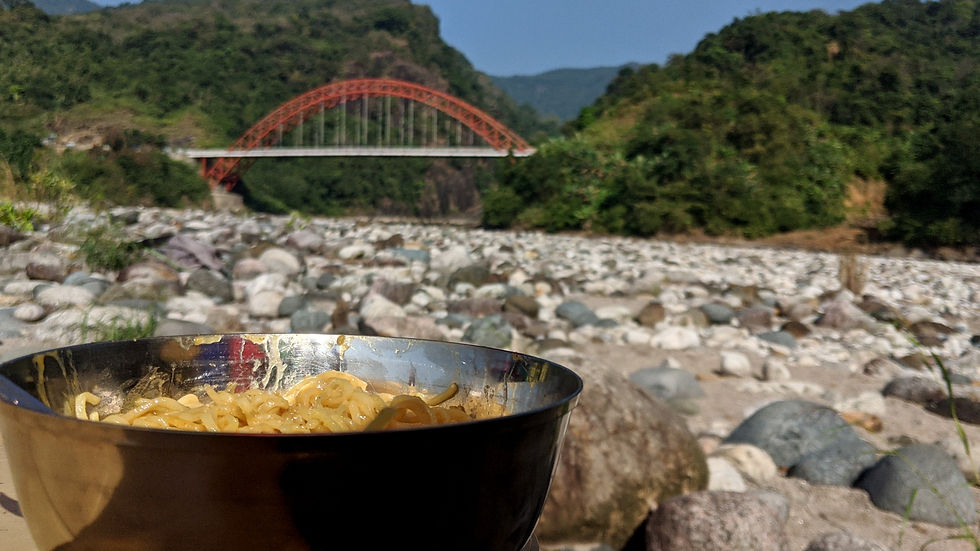 Breakfast- Yummy Maggi & Chai