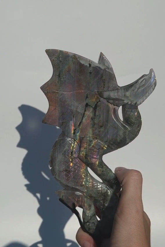 Thumbnail: Labradoriet draak - statement piece