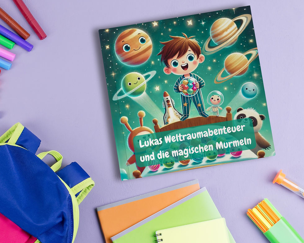 Miniaturbild: Personalisiertes Kinderbuch Abenteuer im Weltraum mit deinem Kind als Hauptfigur