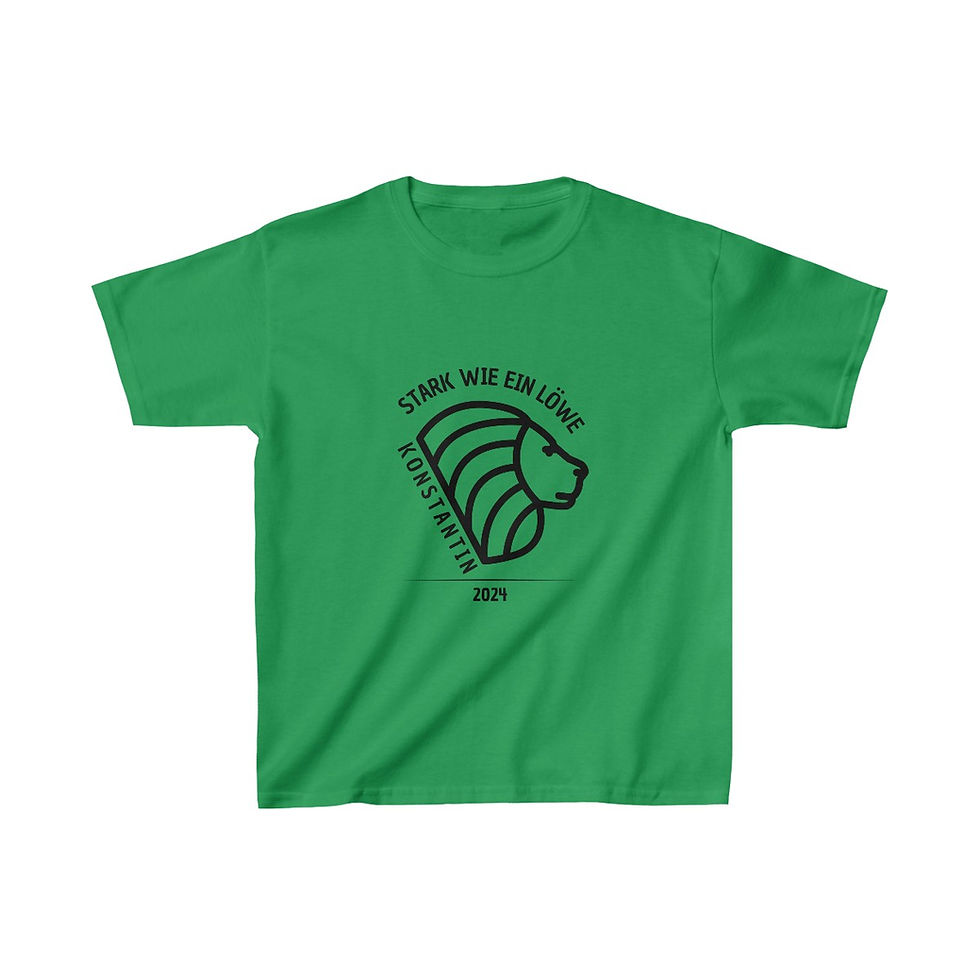 Miniaturbild: Personalisiertes Kinder T-Shirt Stark wie ein Löwe