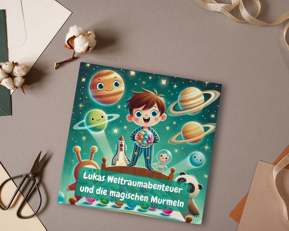 Miniaturbild: Personalisiertes Kinderbuch Abenteuer im Weltraum mit deinem Kind als Hauptfigur
