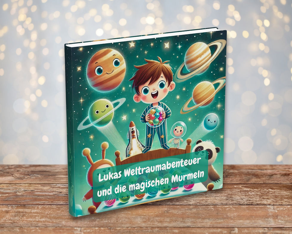Miniaturbild: Personalisiertes Kinderbuch Abenteuer im Weltraum mit deinem Kind als Hauptfigur