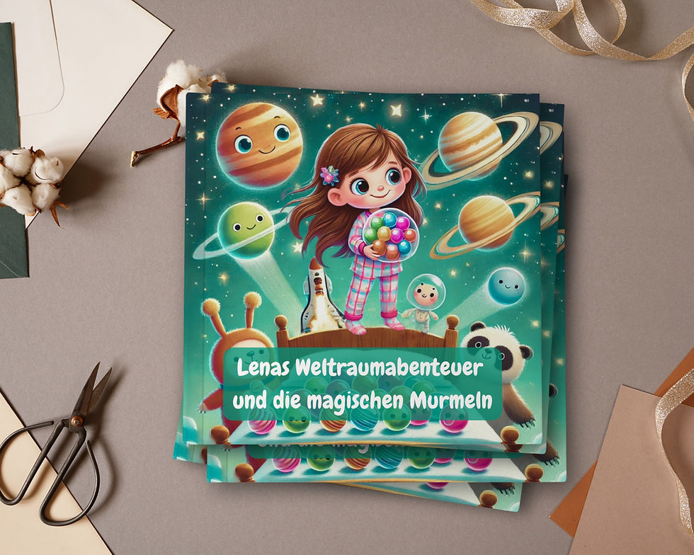 Miniaturbild: Personalisiertes Kinderbuch Abenteuer im Weltraum mit deinem Kind als Hauptfigur