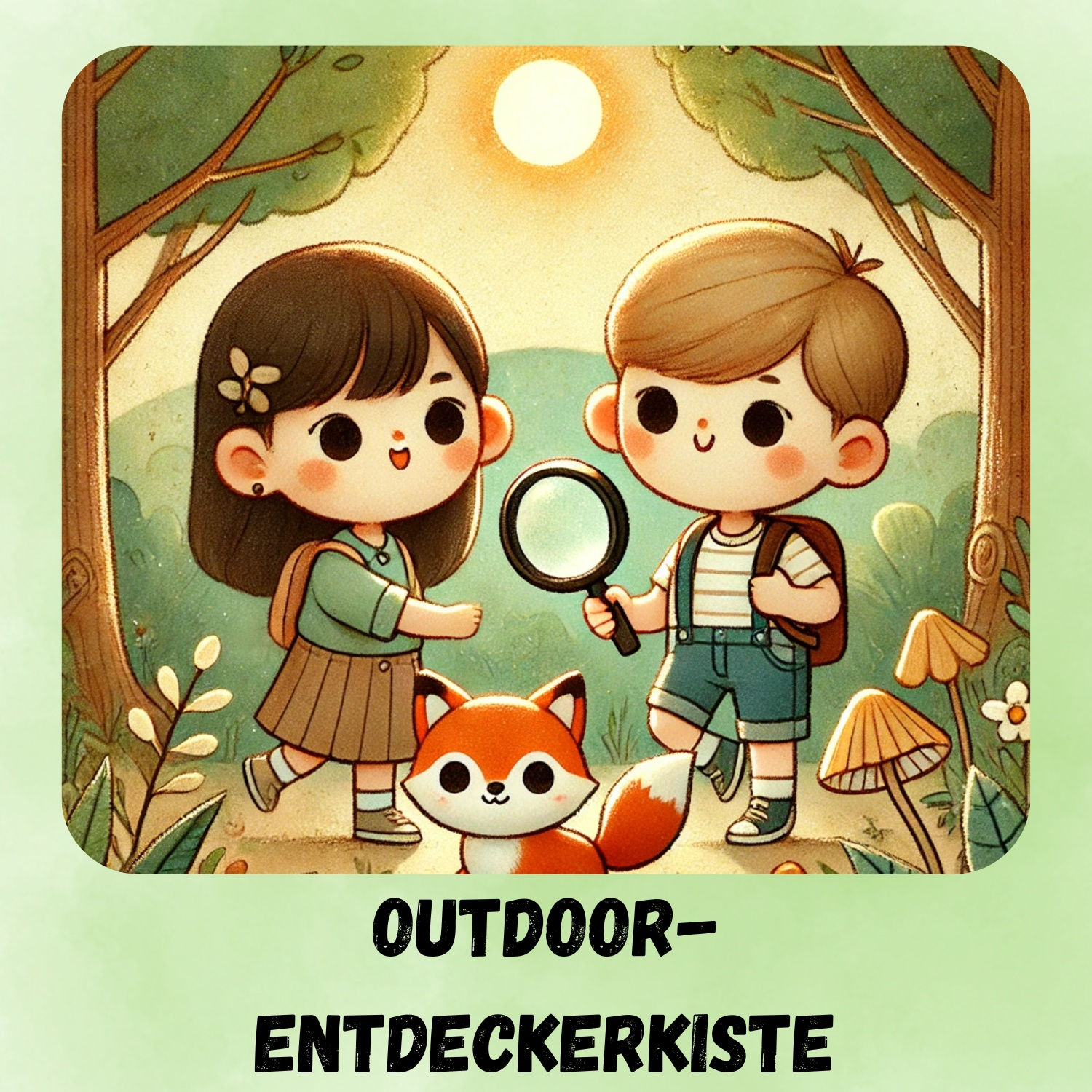 Outdoor Entdeckerkiste - 40 Outdoor-Abenteuer für kleine Entdecker!