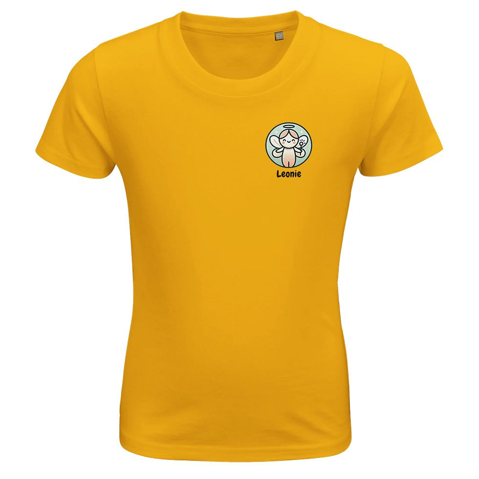 Miniaturbild: Kinder T-Shirt personalisiert aus Bio-Baumwolle - Fee
