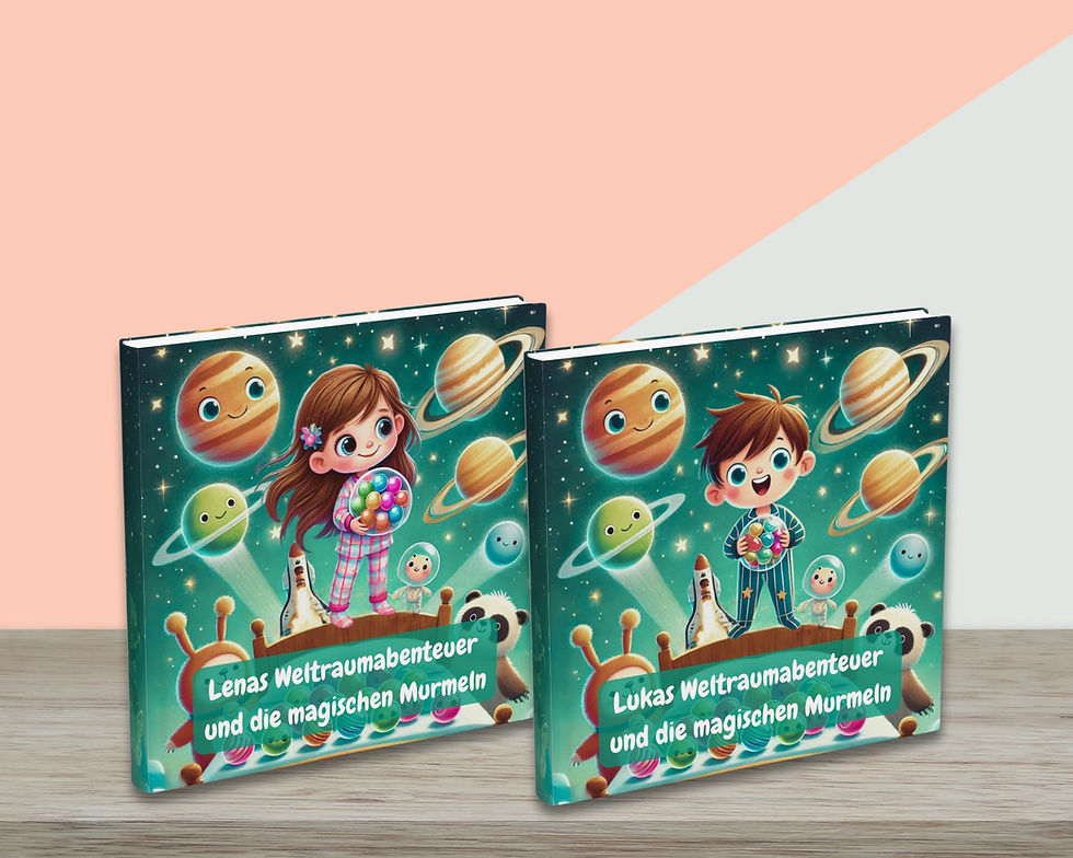 Miniaturbild: Personalisiertes Kinderbuch Abenteuer im Weltraum mit deinem Kind als Hauptfigur